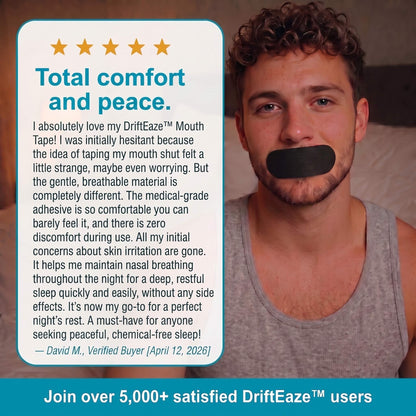DriftEaze™ Premium Mouth Tape