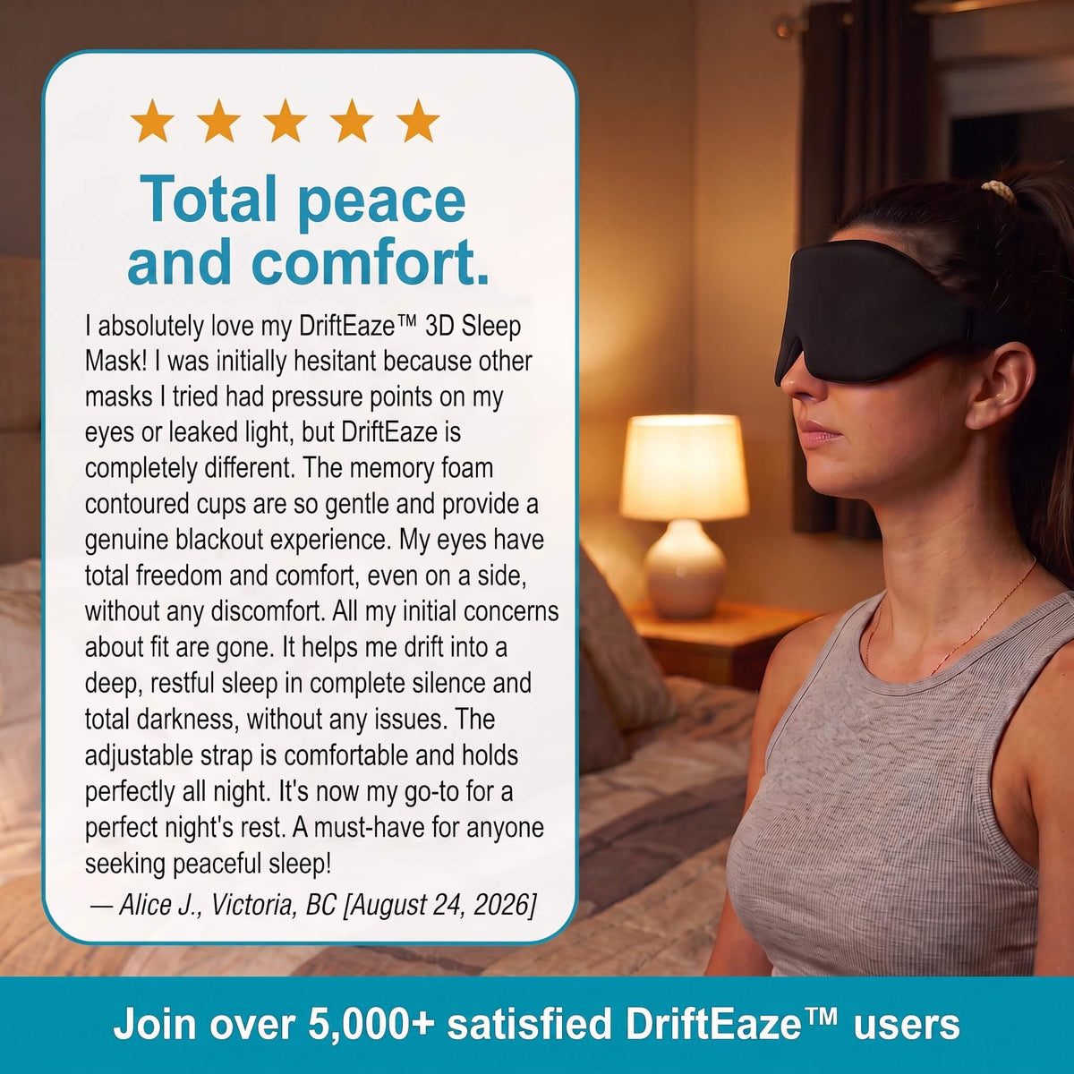 DriftEaze™ 3D Sleep Mask