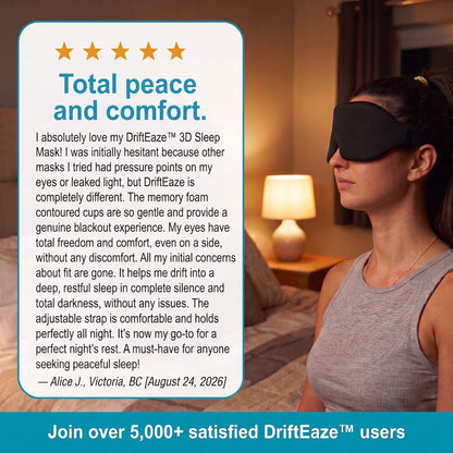 DriftEaze™ 3D Sleep Mask