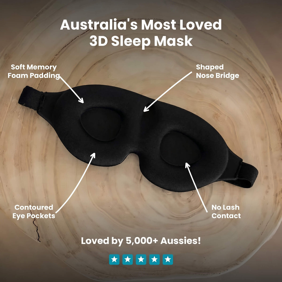DriftEaze™ 3D Sleep Mask